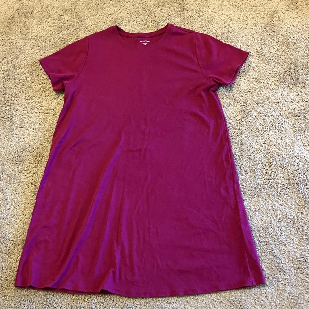 Eileen Fisher Rich Magenta dress